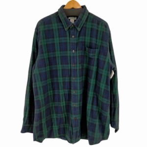 L.L.Bean(エルエルビーン) Plaid Flannel Shirt メンズ import：XL 【中古】【ブランド古着バズストア】