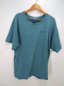 Champion(チャンピオン) 90s ワンポイント刺繍クルーネックTシャツ メンズ  XL【中古】【ブランド古着バズストア】