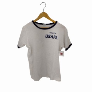 Champion(チャンピオン) 80S トリコタグ USAFA リンガーTシャツ メンズ import：M 【中古】【ブランド古着バズストア】