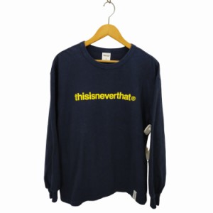 thisisneverthat(ディスイズネバーザット) クルーネックプリント ロングスリーブTシャツ メンズ import：S 【中古】【ブランド古着バズス