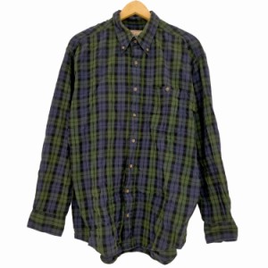 WOOLRICH(ウールリッチ) ブラックウォッチ ネルシャツ メンズ import：L 【中古】【ブランド古着バズストア】