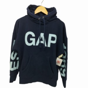 Gap(ギャップ) 2020 ロゴプリントパーカー メンズ import：S 【中古】【ブランド古着バズストア】
