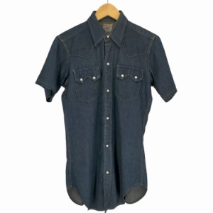 Levis(リーバイス) 50S ショートホーンタグ デニムウエスタンシャツ DOT SNAPPERボタン メンズ 表記無 【中古】【ブランド古着バズストア