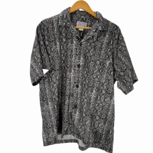 Temptation(テンプテーション) S/S パイソン柄シャツ 開襟 ボックスシルエット メンズ JPN：L 【中古】【ブランド古着バズストア】