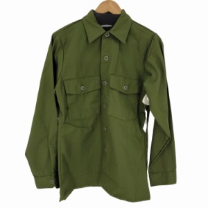 US ARMY(ユーエスアーミー) 80S Utility Shirt ユーティリティーシャツ 87年 メンズ  14 1/2 × 33【中古】【ブランド古着バズストア】