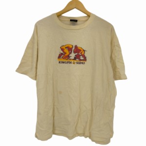 USED古着(ユーズドフルギ) {{Kingpin NYC}} 90-2000s SUMO クルーネックTシャツ メンズ import：L 【中古】【ブランド古着バズストア】