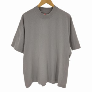 Biotop(ビオトープ) RECYCLE COTTON MOCK NECK T-SHIRTS  メンズ JPN：L 【中古】【ブランド古着バズストア】