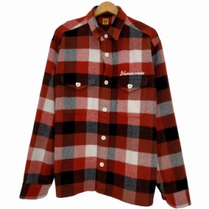 HUMAN MADE(ヒューマンメイド) WOOL BEAVERBLOCK CHECK SHIRT メンズ JPN：XXL 【中古】【ブランド古着バズストア】