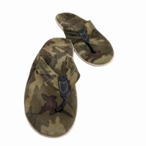 ISLAND SLIPPER(アイランドスリッパ) カモフラ ビーチフラットサンダル メンズ  9【中古】【ブランド古着バズストア】