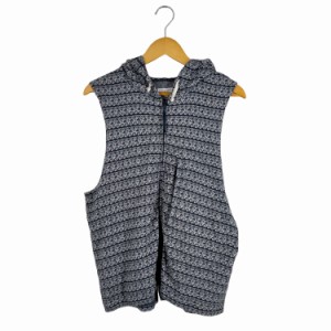 Engineered Garments(エンジニアードガーメンツ) 総柄ノースリーブジップパーカー メンズ JPN：M 【中古】【ブランド古着バズストア】