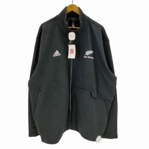 adidas(アディダス) オールブラックス ラグビー アンセムジャケット メンズ  6XL【中古】【ブランド古着バズストア】