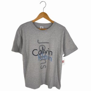 CALVIN KLEIN(カルバンクライン) USA製 ロゴプリントTシャツ メンズ  S/M【中古】【ブランド古着バズストア】