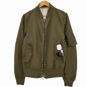 Valentino(ヴァレンティノ) ロックスタッズ ボンバージャケット メンズ  USA 36【中古】【ブランド古着バズストア】