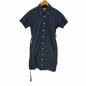 FWK engineered garments(エフダブリューケーエンジニアードガーメンツ) USA製 ドット柄 BDシャツワンピース レディース  1【中古】【ブ