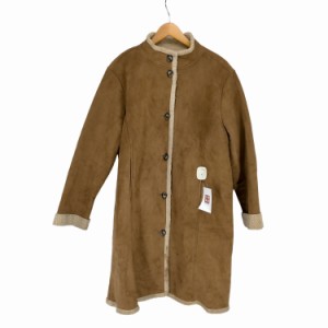 L.L.Bean(エルエルビーン) 00S スタンドカラー 裏ボア フェイクムートンコート レディース import：XL 【中古】【ブランド古着バズストア