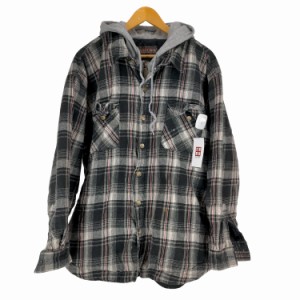 USED古着(ユーズドフルギ) {{MOOSE CREEK}} チェックシャツジップパーカー メンズ JPN：XXL 【中古】【ブランド古着バズストア】