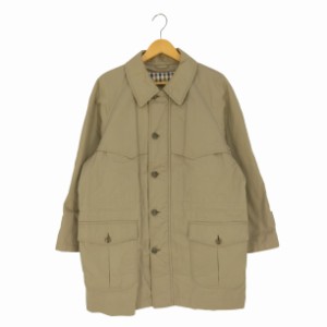 AQUASCUTUM(アクアスキュータム) チェックライナー付き 裏地チェック ミリタリー中綿ジャケット  メンズ import：S 【中古】【ブランド古