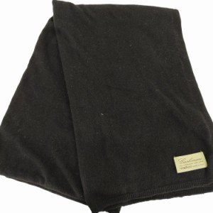 CASHMERE(カシミヤ) カシミヤ50％ マフラー ストール ブラック レディース ONE SIZE 【中古】【ブランド古着バズストア】