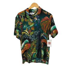 新品 ゲス GUESS 虎 レーヨン アロハ シャツ 半袖 L （楽天市場