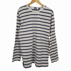 Gap(ギャップ) 80〜90s USA製 旧タグ クルーネックボーダーカットソー シングルステッチ メンズ JPN：L L【中古】【ブランド古着バズスト