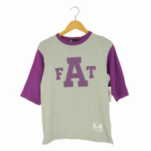 FAT(エフエーティー) プリント クルーネック リンガーTシャツ メンズ  TITCH【中古】【ブランド古着バズストア】