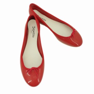 repetto(レペット) サンドリヨン バレエシューズ フラット エナメルパンプス レディース  40【中古】【ブランド古着バズストア】