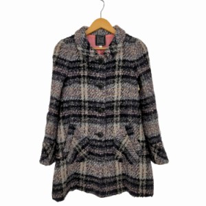 Cynthia Rowley(シンシアローリー) ステンカラーツイードコート レディース  2【中古】【ブランド古着バズストア】