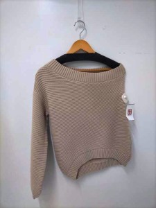 AZUL by moussy(アズールバイマウジー) ONE SHOULDER KNIT TOPS レディース  FREE【中古】【ブランド古着バズストア】