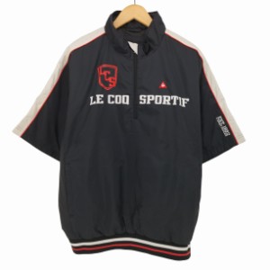 Le coq sportif GOLF(ルコックゴルフ) HEAT NAVI ハーフジップ 中綿 S/S ジャケット メンズ  LL【中古】【ブランド古着バズストア】