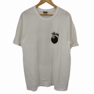 Stussy(ステューシー) 8ボールロゴプリントTシャツ メンズ JPN：L 【中古】【ブランド古着バズストア】