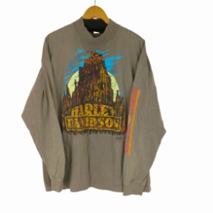 HARLEY-DAVIDSON(ハーレーダビッドソン) 00S グラフィックプリント クルーネックL/Sカットソー メンズ JPN：XL 【中古】【ブランド古着バ