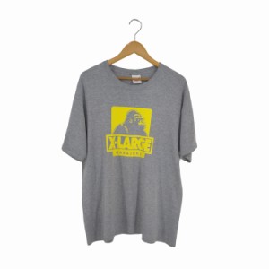 XLARGE(エクストララージ) フロントロゴラバープリントTシャツ HARAJUKU  メンズ import：L 【中古】【ブランド古着バズストア】