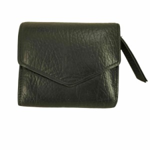 Maison Margiela(メゾンマルジェラ) グレインレザー 三つ折り 財布 メンズ 表記無 【中古】【ブランド古着バズストア】
