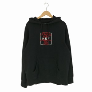 HUF(ハフ) TAKEOVER P/O HOODIE テイクオーバー P/O フーディ メンズ import：L 【中古】【ブランド古着バズストア】