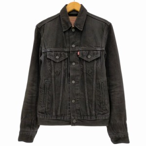 Levis(リーバイス) ブラックデニムジャケット メンズ import：S 【中古】【ブランド古着バズストア】