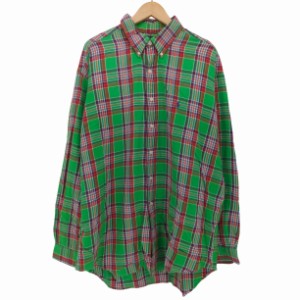 RALPH LAUREN(ラルフローレン) 90S BLAKE BD チェック柄 L/S シャツ メンズ import：XL 【中古】【ブランド古着バズストア】