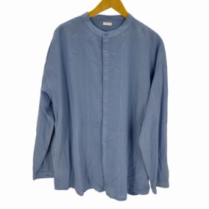 SEEALL(シーオール) EXTRA OVER BAND COLLAR SHIRTS バンドカラー シャツ メンズ JPN：46 【中古】【ブランド古着バズストア】