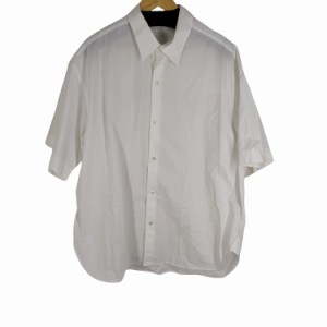 STUDIO NICHOLSON(スタジオニコルソン) SORONO LIGHT COTTON POPLIN SHIRTS-OVERSIZED SHIRT チュニジア製 オーバーサイズシャツ メンズ 