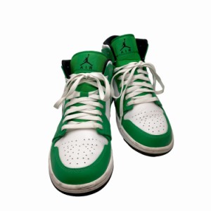 JORDAN BRAND(ジョーダンブランド) Air Jordan 1 Mid Lucky Green メンズ JPN：25.5 【中古】【ブランド古着バズストア】