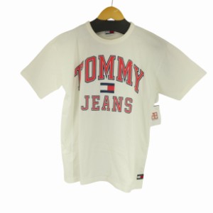 tommy jeans(トミージーンズ) ロゴプリント クルーネックS/Sカットソー メンズ JPN：S 【中古】【ブランド古着バズストア】