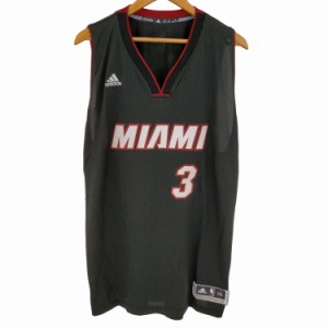 adidas(アディダス) MIAMI WADE #3 スウィングマン バスケットボールゲームシャツ ユニフォーム  メンズ  2XL【中古】【ブランド古着バズ