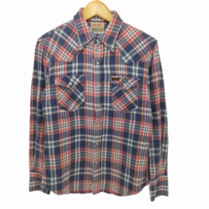 Wrangler(ラングラー) ウエスタンネルシャツ メンズ  M【中古】【ブランド古着バズストア】