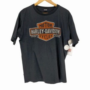 HARLEY DAVIDSON(ハーレーダヴィットソン) シングルステッチ 両面プリントクルーネックTシャツ メンズ JPN：XL 【中古】【ブランド古着バ