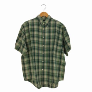 Gap(ギャップ) 半袖 リネンコットン ボタンダウンシャツ メンズ import：S 【中古】【ブランド古着バズストア】