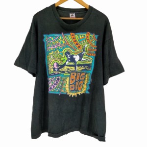 FRUIT OF THE LOOM(フルーツオブザルーム) BIG DIG プリント半袖Tシャツ メンズ JPN：XXL 【中古】【ブランド古着バズストア】