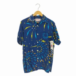 Aloha Blossom(アロハブロッサム) HANABI ALOHA SHIRT ハナビアロハシャツ メンズ  40【中古】【ブランド古着バズストア】