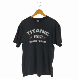 FRUIT OF THE LOOM(フルーツオブザルーム) TITANIC プリントクルーネックTシャツ メンズ JPN：XL 【中古】【ブランド古着バズストア】