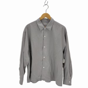 Steven Alan(スティーブンアラン)  VOIL/CHECK CAMP COLLAR SHIRT-WIDE/シャツ メンズ JPN：S 【中古】【ブランド古着バズストア】