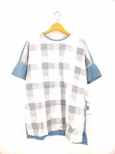 nonnative(ノンネイティブ) CLERK TEE S/S COTTON NEL BLOCK CHECK PRINTED WITH COTTON JERSEY メンズ JPN：1 【中古】【ブランド古着バ