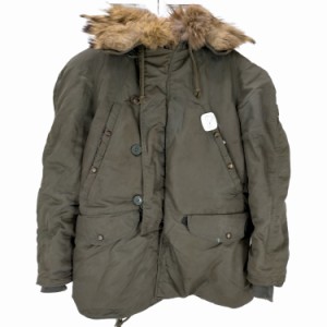 US ARMY(ユーエスアーミー) 初期 USAF N-3B Flight Jacket CROWN ZIP 黒タグ メンズ import：S 【中古】【ブランド古着バズストア】